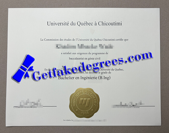 Universite de Quebec a Chicoutimi degree