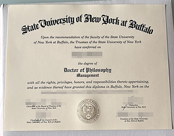 University at Buffalo diploma