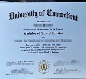 University of Connecticut diploma