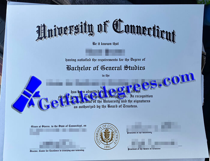 University of Connecticut degree