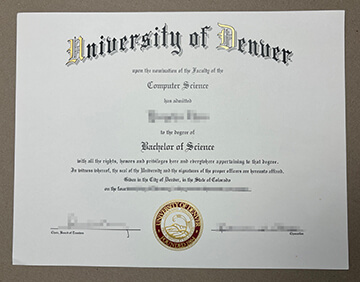 University of Denver diploma