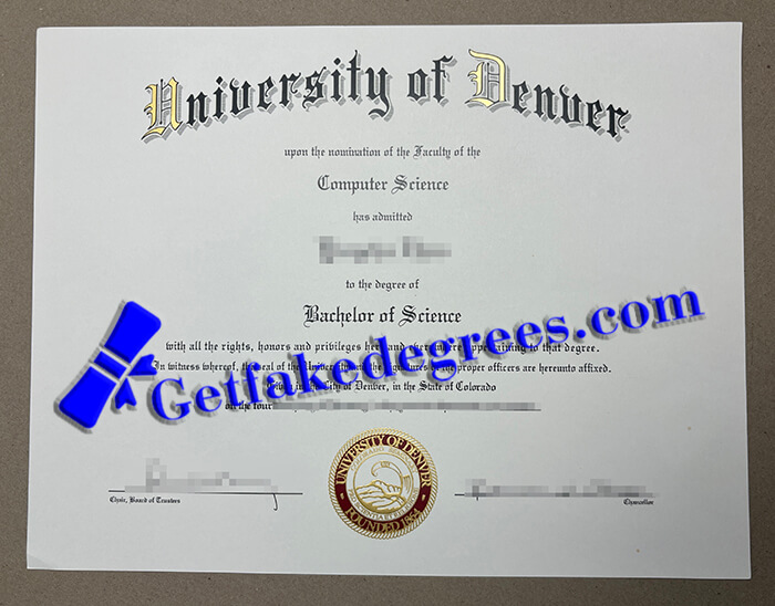 University of Denver degree