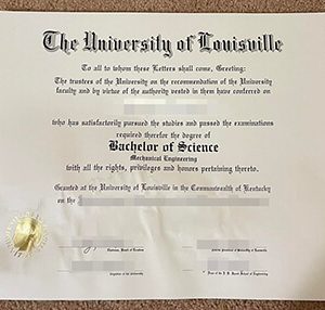 University of Louisville diploma