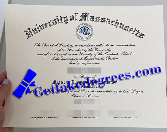 University of Massachusetts Boston degree