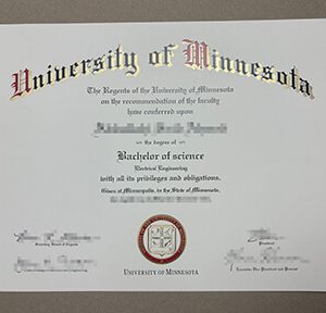 University of Minnesota diploma