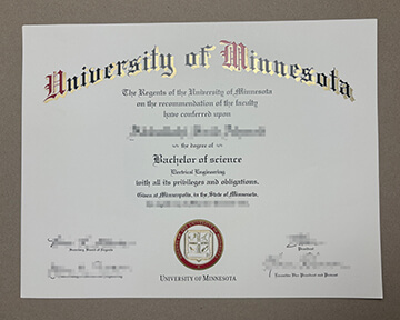 University of Minnesota diploma