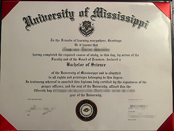 University of Mississippi diploma