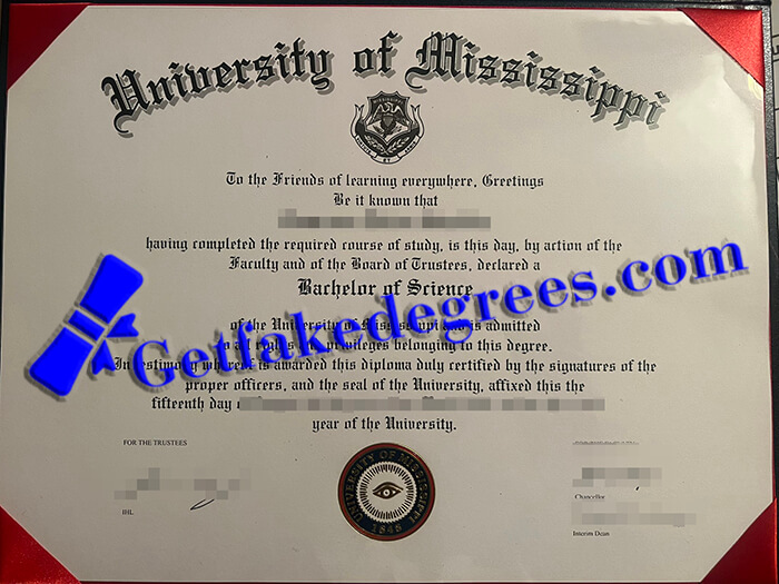 University of Mississippi degree