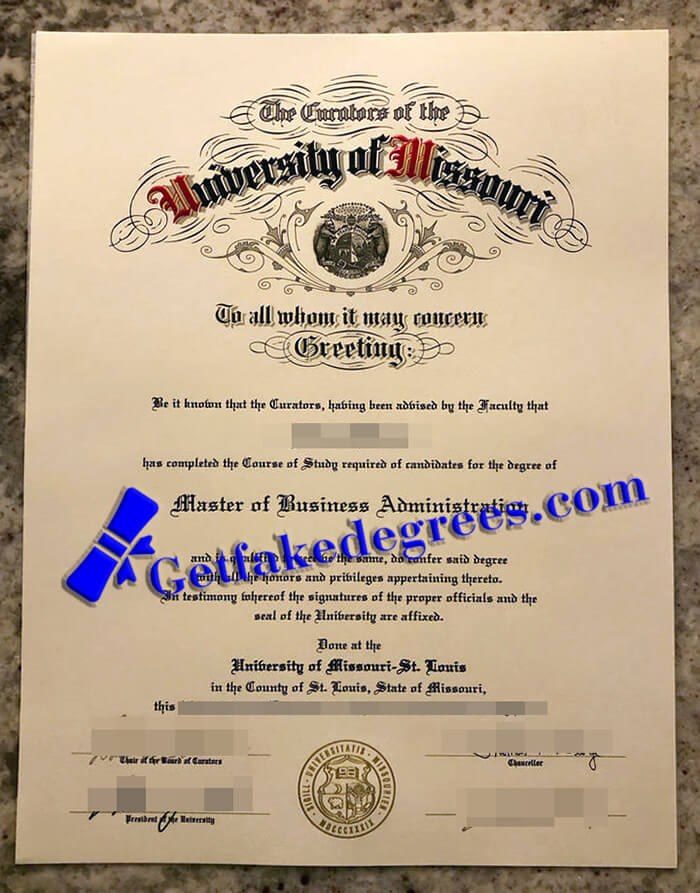 University of Missouri St. Louis degree