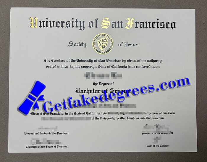 University of San Francisco degree