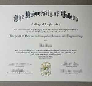 University of Toledo diploma