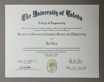 University of Toledo diploma