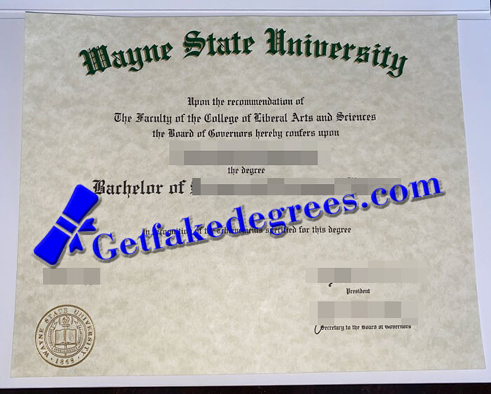 Wayne State University degree