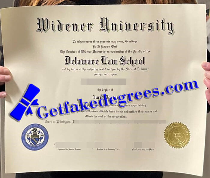 Widener University degree