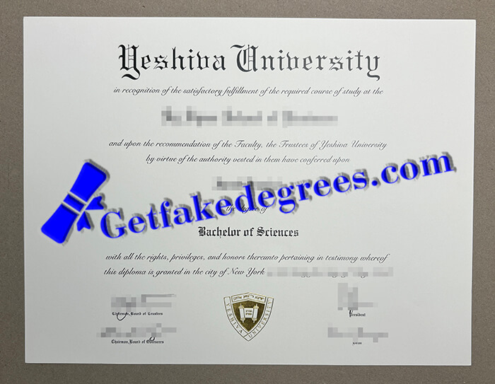 Yeshiva University degree