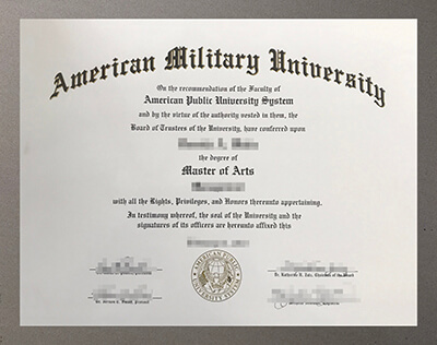 American Military University diploma