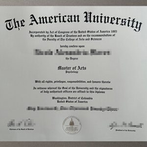 American University diploma