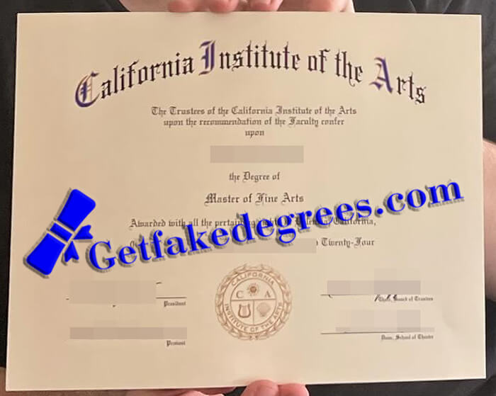 California Institute of the Arts degree