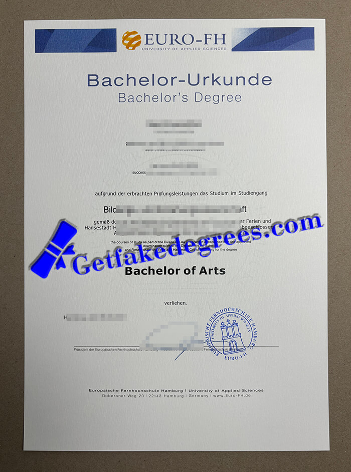 Euro FH University of Applied Sciences degree