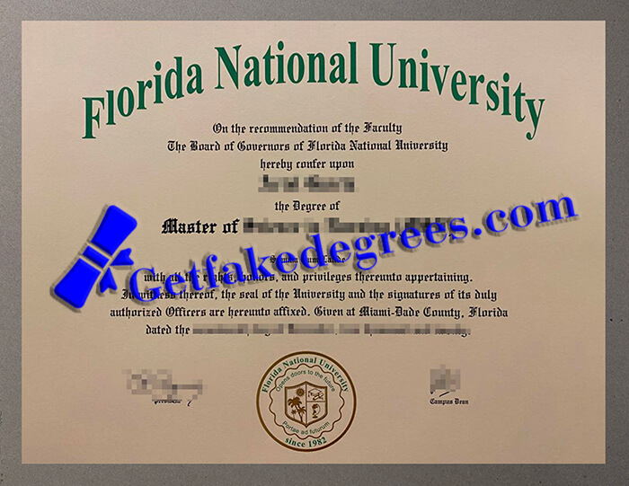 Florida National University degree