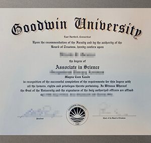 Goodwin University diploma