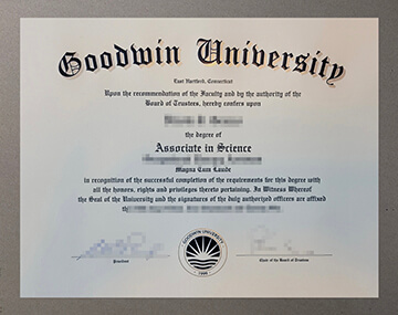 Goodwin University diploma