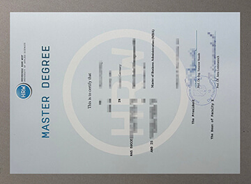 Hochschule Ruhr West diploma