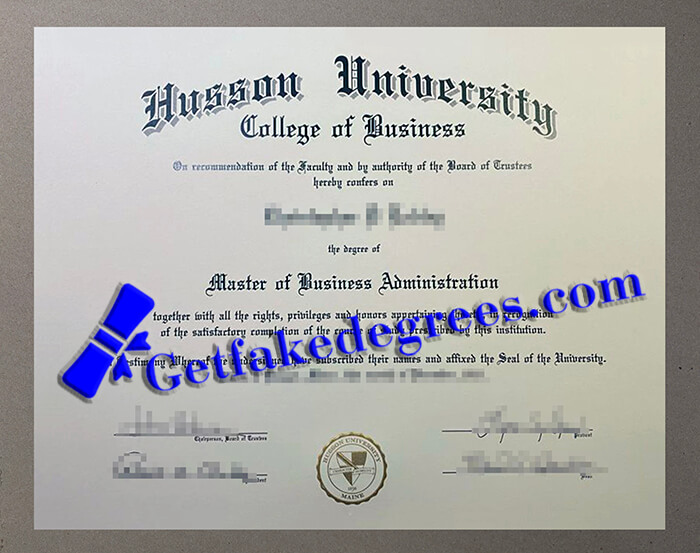 Husson University degree