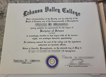 Lebanon Valley College diploma