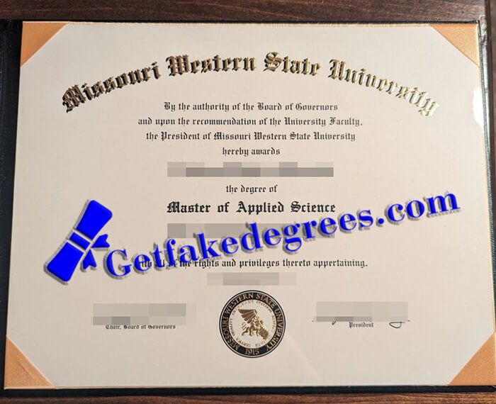 Missouri Western State University degree