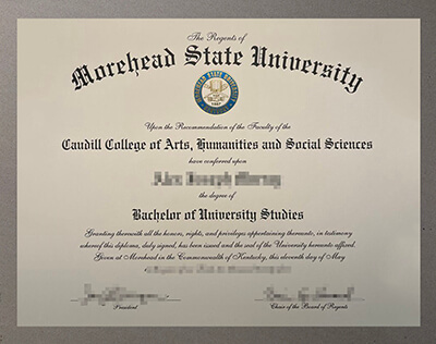 Morehead State University diploma