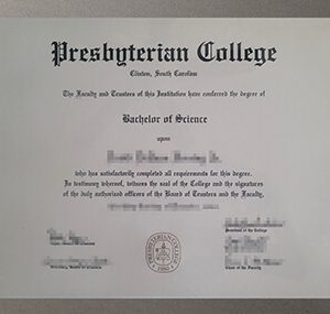 Presbyterian College diploma