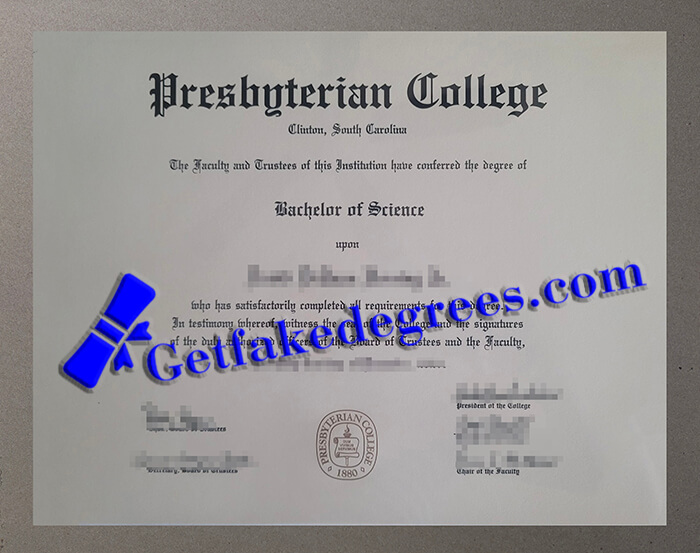 Presbyterian College degree