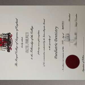 Royal College of Surgeons of England certificate