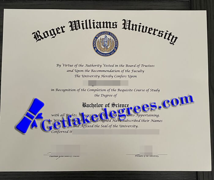 Roger Williams University degree