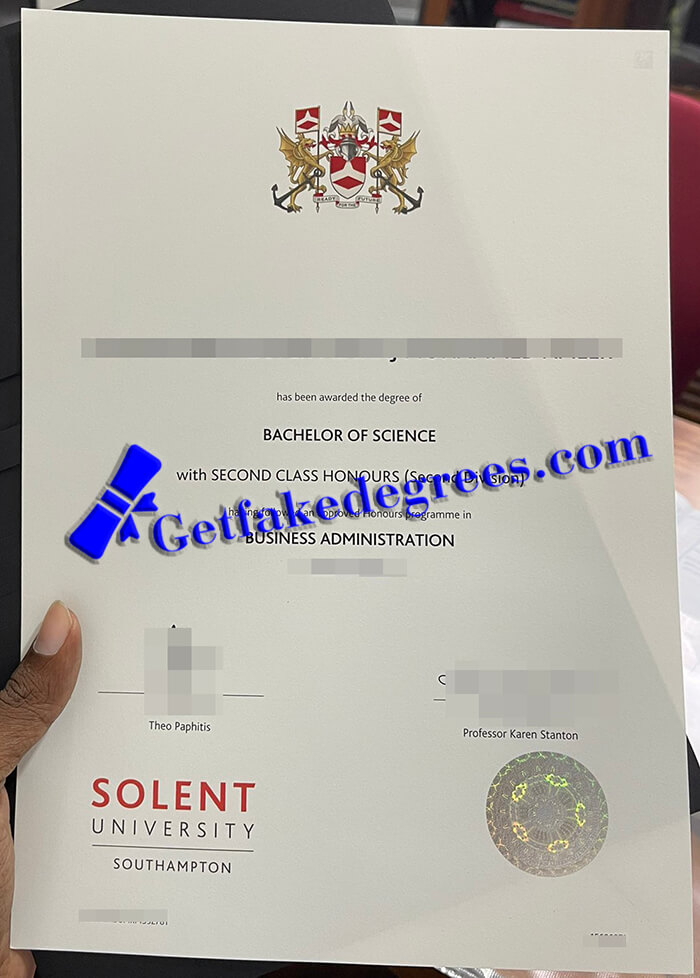 Solent University Southampton degree