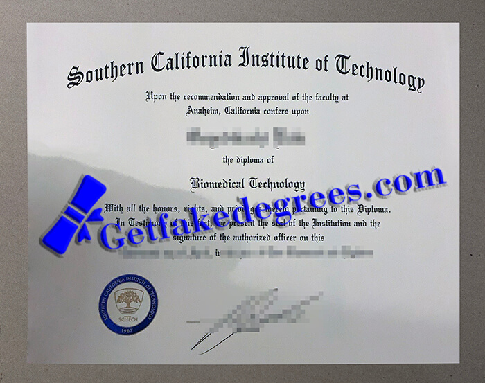 Southern California Institute of Technology degree