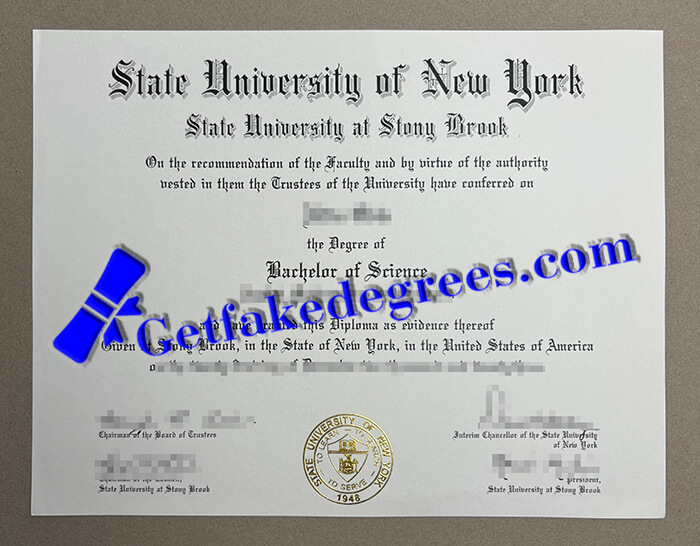 State University of New York at Stony Brook degree