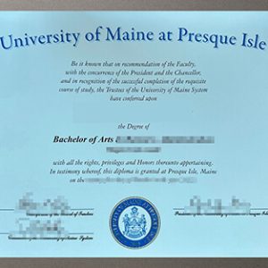 UMaine Presque Isle diploma