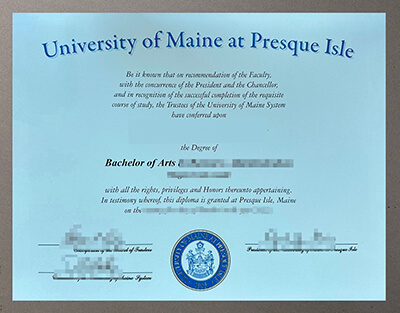 UMaine Presque Isle diploma