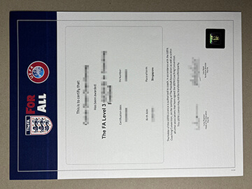 Union of European Football Associations certificate