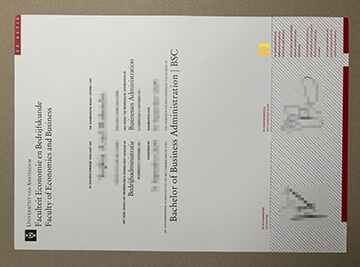 Universiteit Van Amsterdam certificate