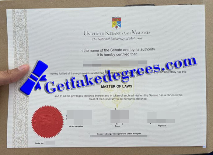 Universiti Kebangsaan Malaysia degree