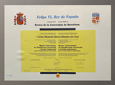 University of Barcelona diploma