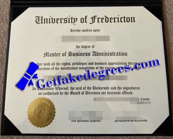 University of Fredericton degree