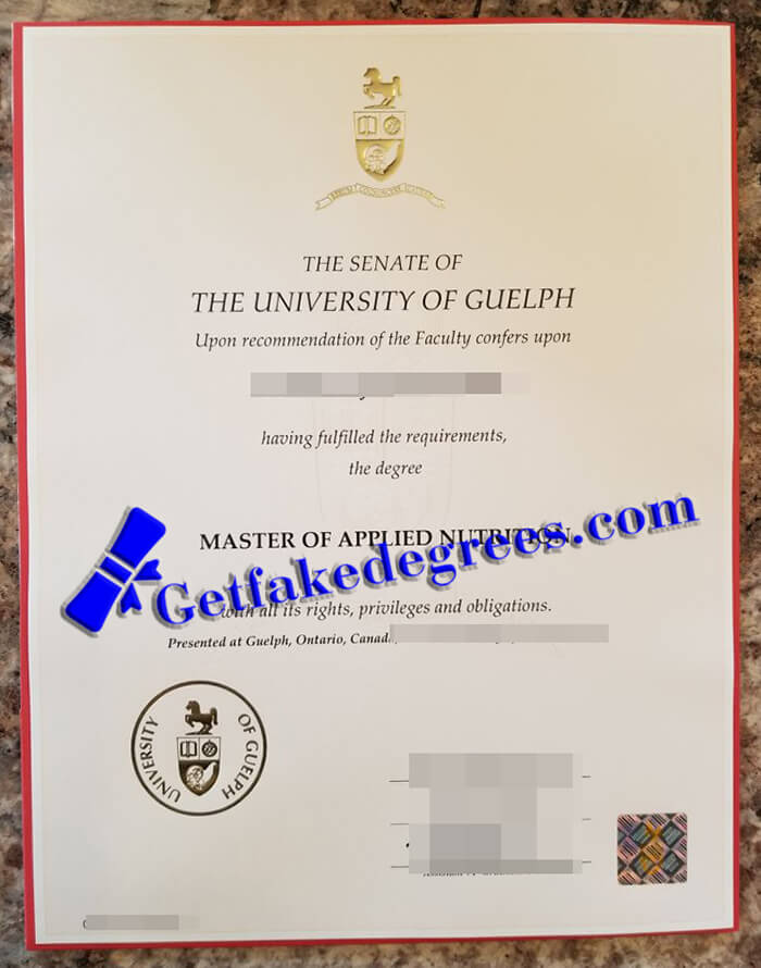 University of Guelph degree