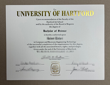 University of Hartford diploma