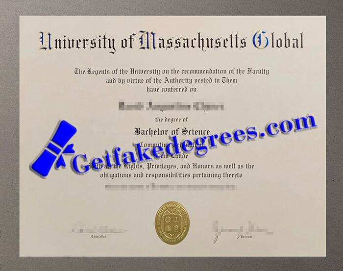 University of Massachusetts Global degree