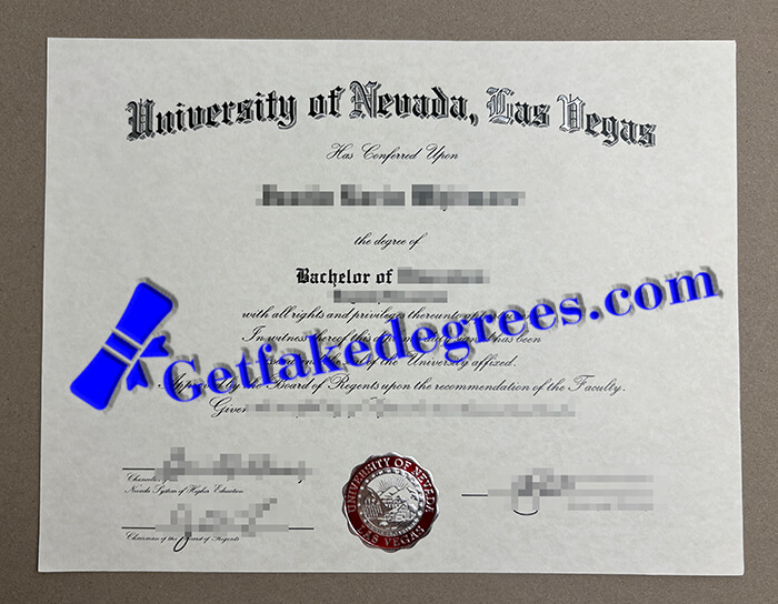 University of Nevada Las Vegas degree