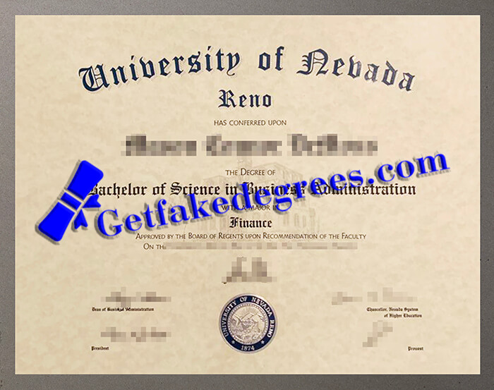 University of Nevada Reno degree